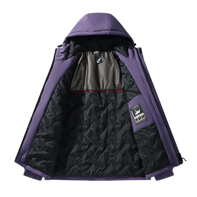 New Autumn and Winter Style Plus Velvet Thickened Graphene Jacket for Men's Warm and Cold Protection Casual Jacket