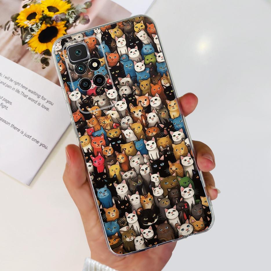 For Xiaomi Redmi 10 Case Cute Fashion Painted Cover Soft Silicone Shell For Redmi 10 Prime Redmi10 2022 Phone Cases 6.5'' Bumper