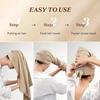 Ultra Absorbent Microfiber Hair Towel with Elastic Band Quickly Dry Hair Hat  Hair Drying