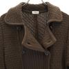 FOXEY BOUTIQUE made in Japan knit coat Brown Women Used