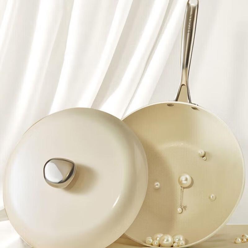 Wenlunshan 32cm Pebble Non-stick Wok