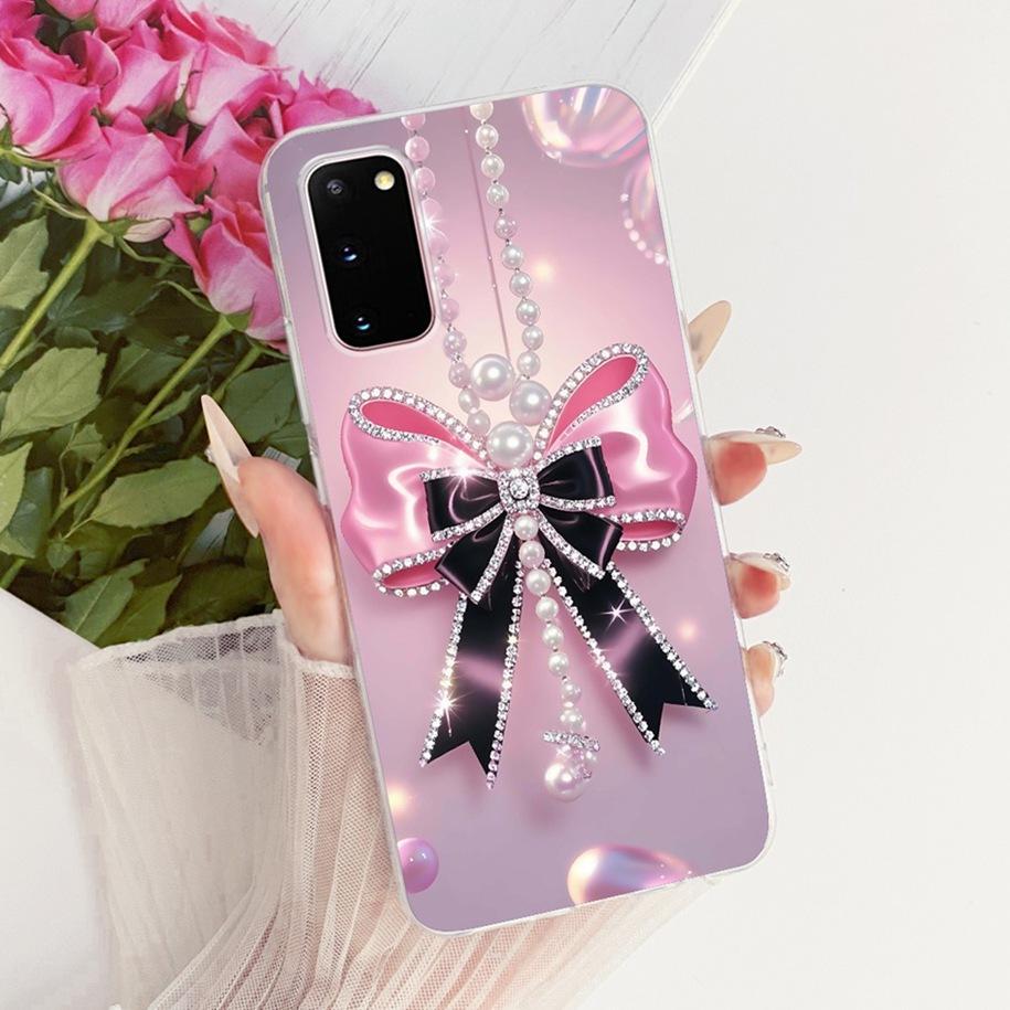 For Samsung Galaxy S20 Plus Case Fashion Butterfly Flower Soft Clear Silicone Back Phone Cover For Samsung S20 Ultra S 20 Bumper