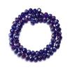 3 4 6 8 10mm Rondelle Faceted Crystal Beads Deep Blue AB Glass Loose Beads For Jewelry Making DIY Bracelets Necklace Accessories