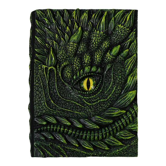 Dragon Eye 3D Embossed Journal Refillable Travel Notepad Vintage Blank Pages Notebook for Sketching Calligraphy