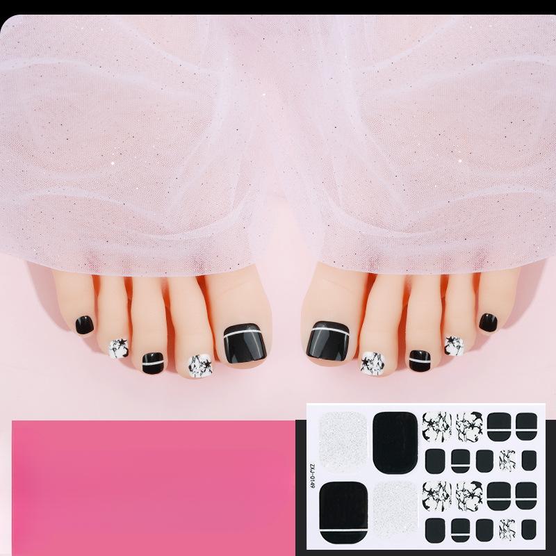 Toe Manicure Stickers Summer Daisy Toe Nail Stickers Flower Nail Art Stickers