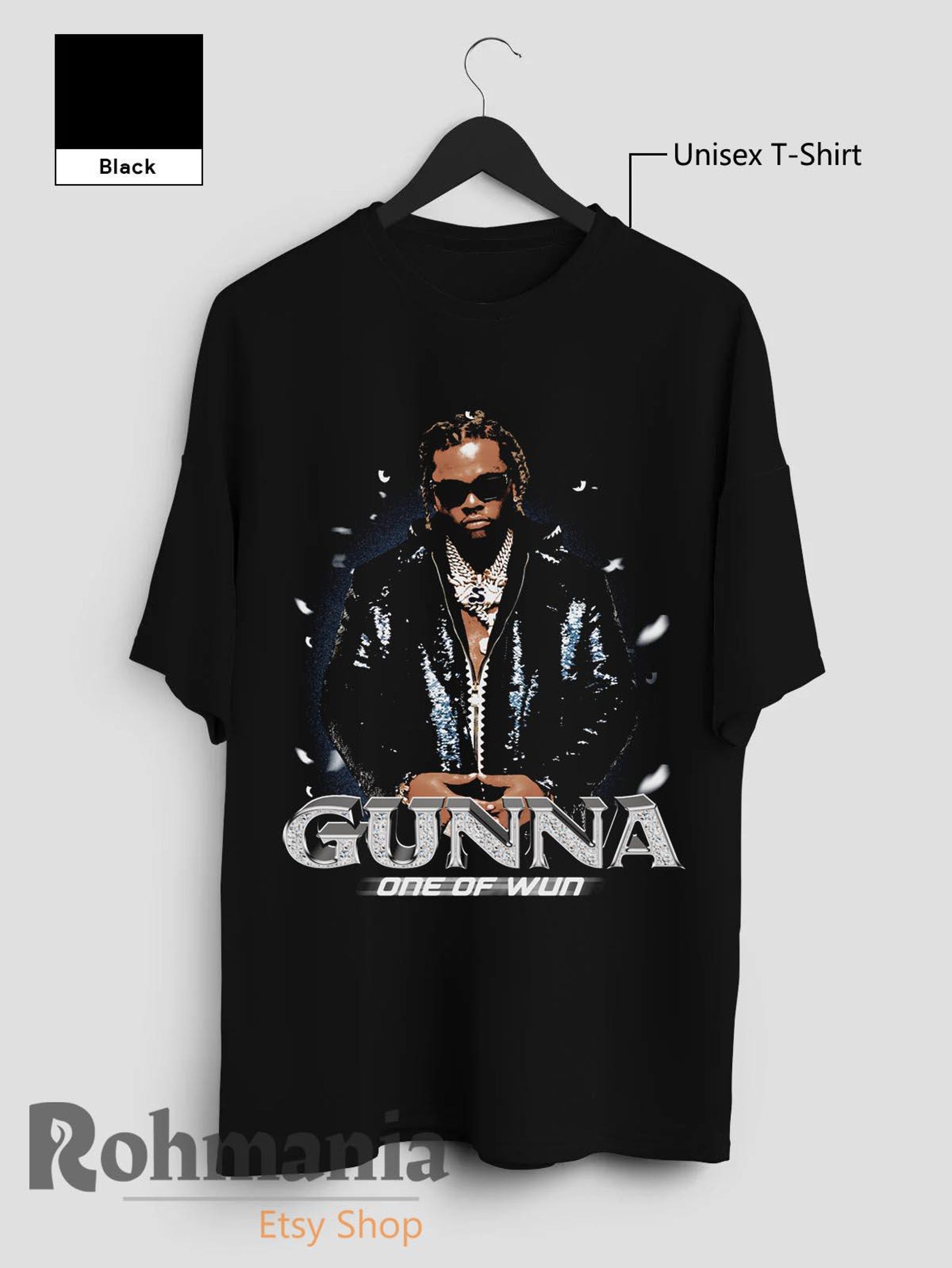 Gunna One Of Wun T-Shirt: 90s Retro Rap Hip Hop Music Merch Shirt, SweaT-Shirts XL