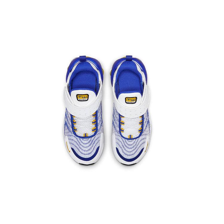 New Nike Air Max Tailwind 1 Anti-Slip Wear-Resistant Sports Casual Shoes White Blue Children Aged 3-7 Years Old DQ0297-100