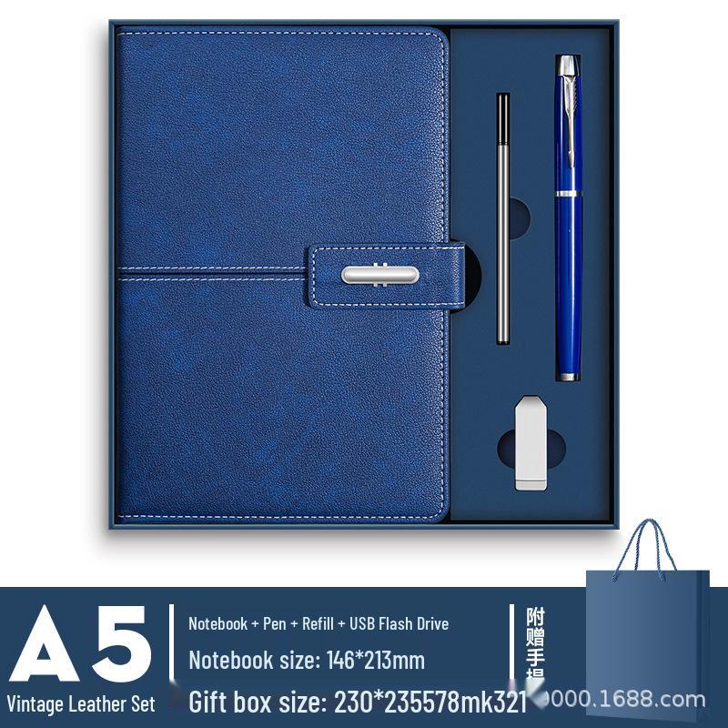 A5 Business Notebook Gift Box Set: Deluxe Office Stationery and Memorable Souvenir