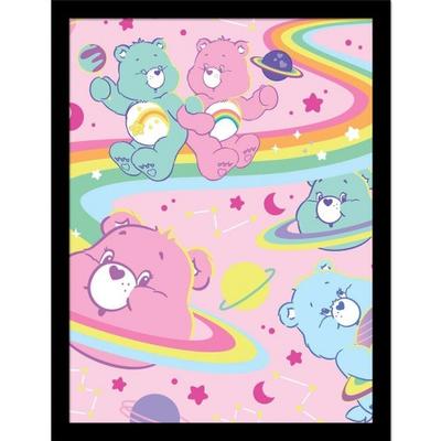 Care Bears Space Rainbow Regenbogen gerahmtes Poster