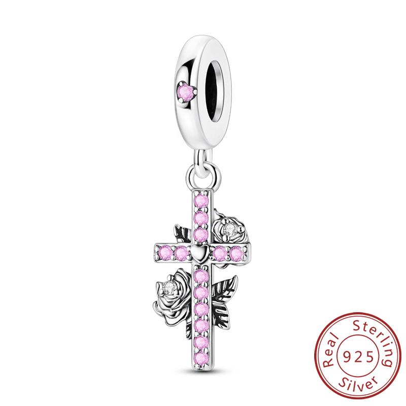 Original Charms Beads Pendants Copper Crown Strawberry Perfume Gold Bow Charm Fit Bracelet Necklace Women Jewelry