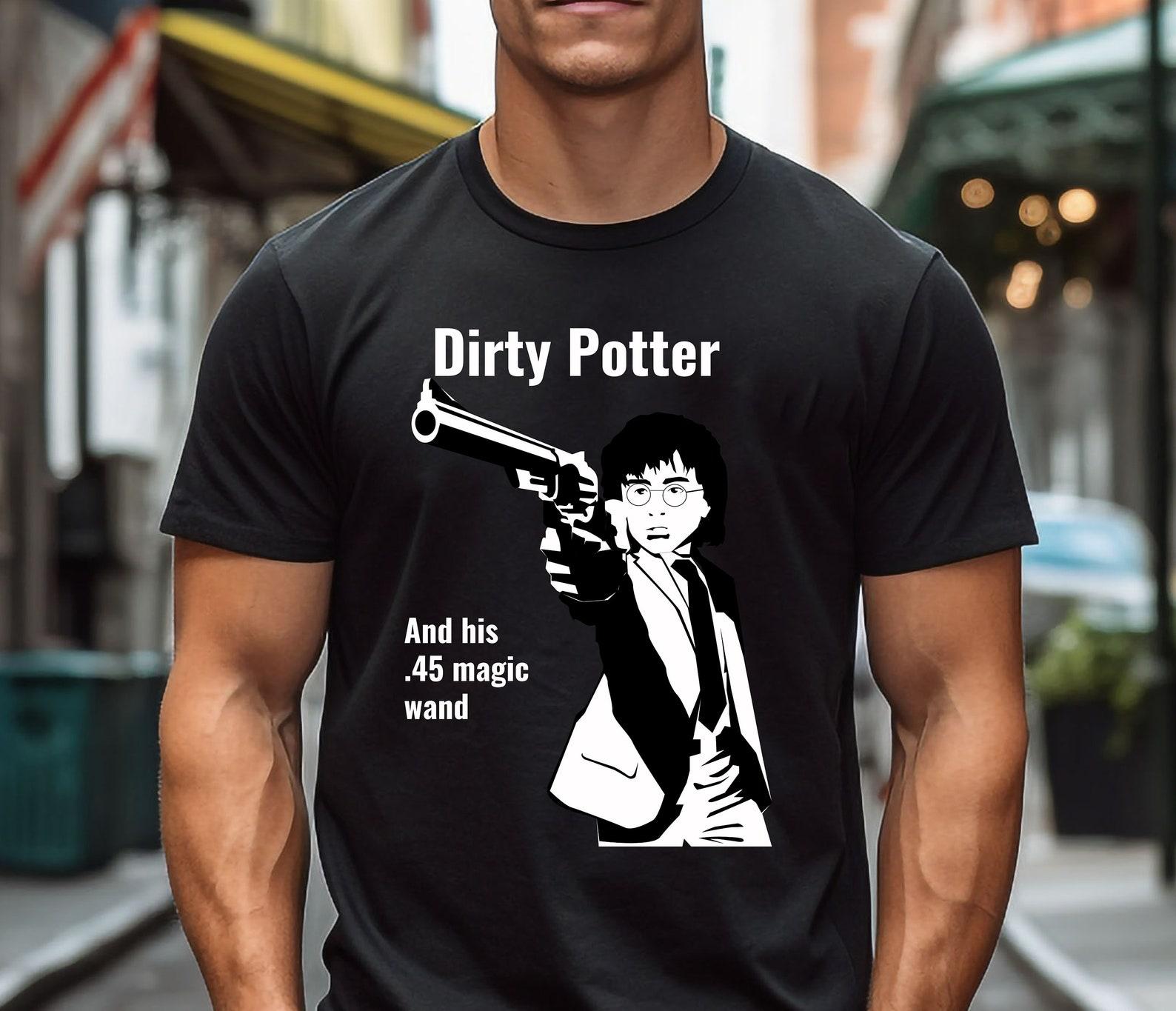 Dirty Potter Tee - A Spellbinding Cinematic Crossover 3XL