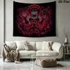 Date Live Wall Tapestry Aesthetic Wall Hanging Printed Fabric Blanket Decorative Tapestries For Bedroom Living Room Home Decor