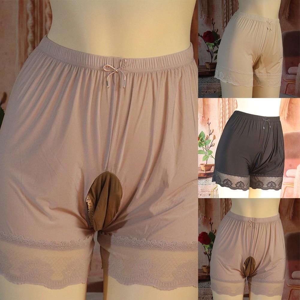 Boxer Brief Men Boxers Breathable Lingerie Underwear Mesh