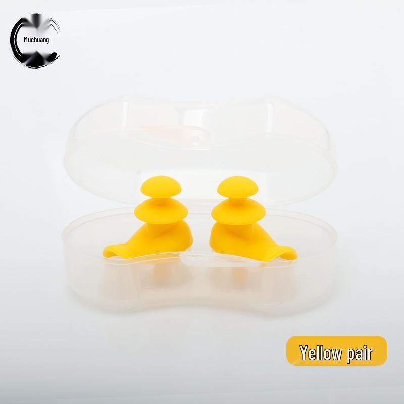 Silicone Waterproof Swimming Earplugs & Nose Clip Set - New Upgrade