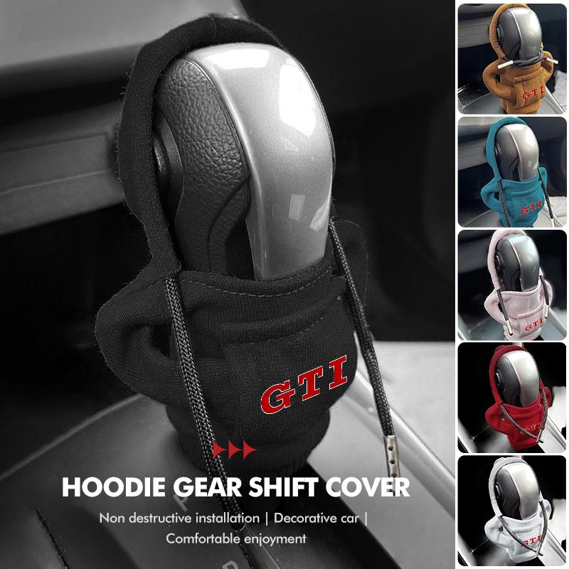 2026 Hot For VW VOLKSWAGEN Car Hoodie Gear Shift Lever Cover Gear Knob Sweatshirt Hat For Volkswagen Golf 4 5 6 7 GTI Tiguan Pas
