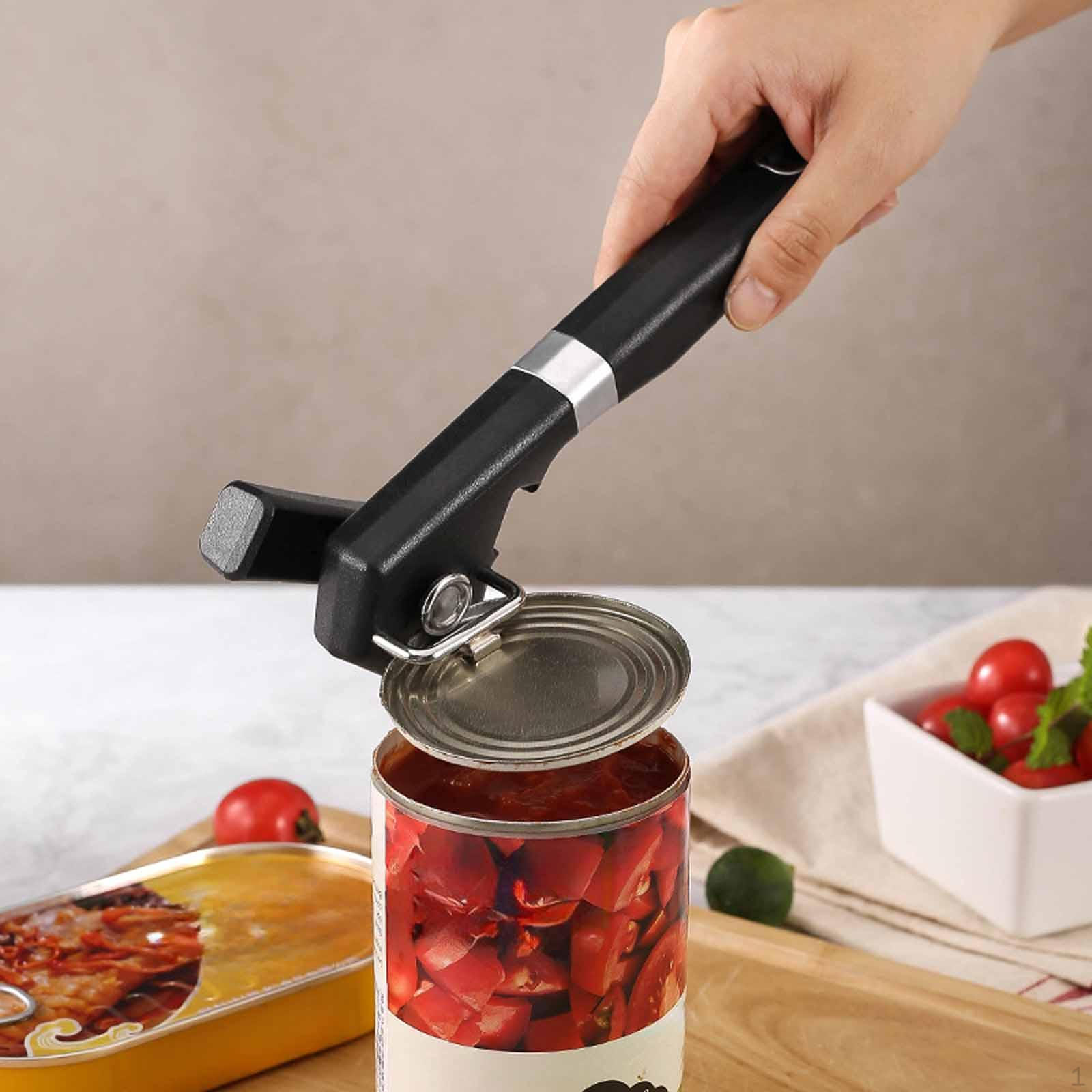 

Manual Can Opener with Smooth Edge And Corkscrew Function for Use in Restaurants чёрный