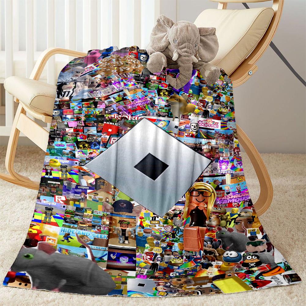 Roblox 419 Blanket Comfortable Suitable for Livingroom Chair Office for All Seasons Stylish Decor Ideal Gift for Friends Family Couples Picnic