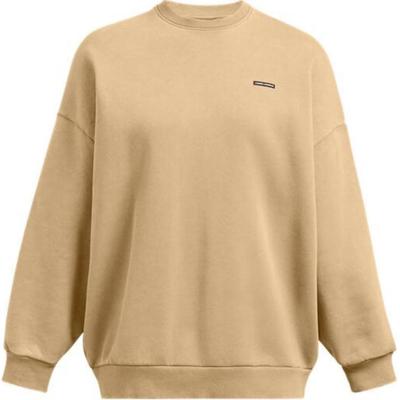Icon FW24 Hanorac Casual cu Gât Rotund și Litere, Mânecă Lungă, pentru Femei, Culoare Cămilă-Maro 1386486-263