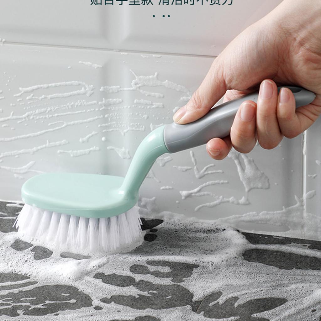 Scrub Brushes for Cleaning Durable Bristles Ergonomic Handle Cleaning Brush Ideal for Bathroom Shower Kitchen Floor