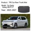 Car Rear Trunk Mat For Geely Galaxy M9 P117 2025 2026 2027 TPE Carpet Storage Pad Cargo Tray Cushion Boot Mats Car Accessories