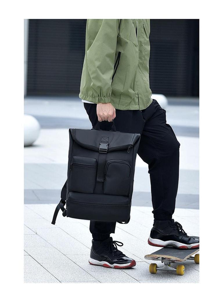 Modern Casual Backpack 2025: Large Capacity Laptop Bag for Business Travel & Students
