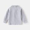 Children's Clothing Boys' Lapel Underwear Blouse Babies' Long Sleeve T-shirt Spring and Autumn Baby Boys' Polo Shirt Print Bear Tops
