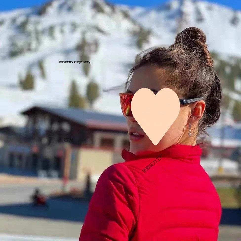 European & American Retro Frameless Riding Sunglasses: Stylish Anti-UV Large Frame for Men & Women