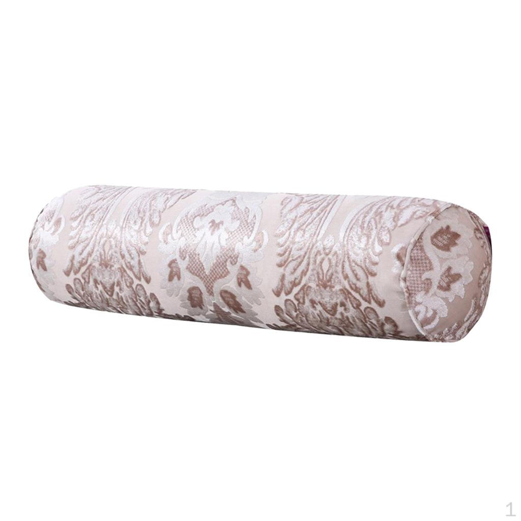 Подушка-валик с моющимся бархатным чехлом - 15x40 см White