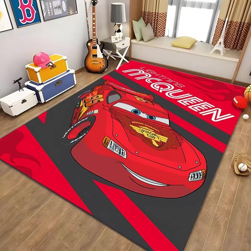 Cars Lightning Mcqueen Rug Carpet for Living Room Children Bedroom Play Mat Sofa Floor Home Decor Anti Slip Gift