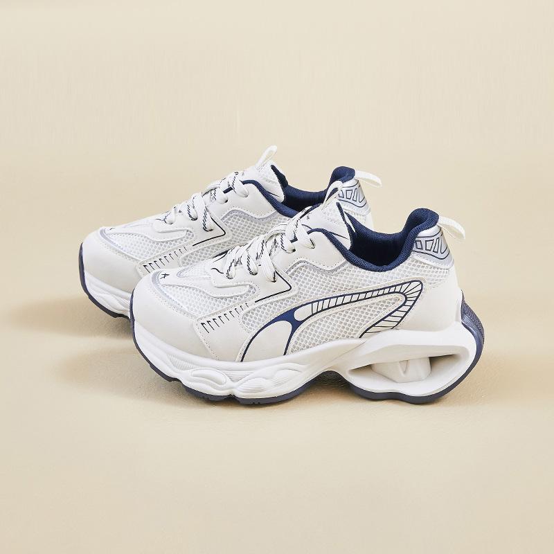 Thick-soled heightening dad shoes women s spring new ins student versatile running shoes casual sports shoes 35
