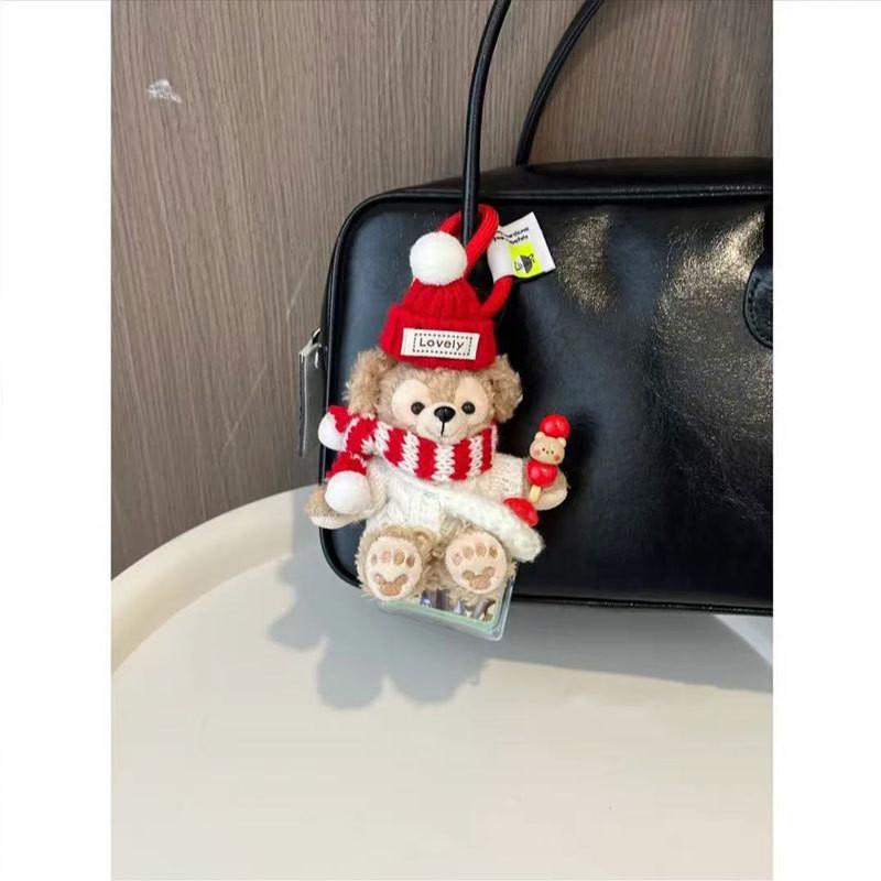 Sherry Lovely Rose Bear Keychain With Ultra Soft Fabric Ideal For Collectors And Gifts