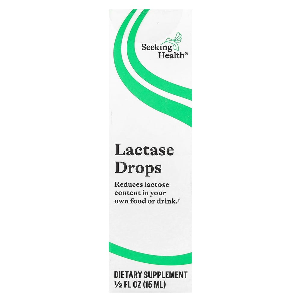 

Seeking Health Lactase Drops 15ml (0.5 fl oz)