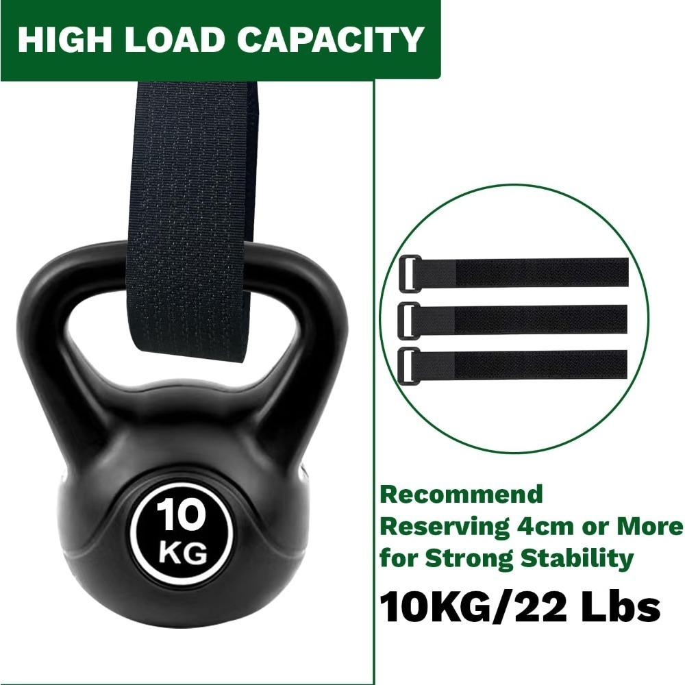 Hook and Loop Straps with 24 Buckles Adjustable Reusable Cable Strap Arbitrarily Free Cut Length Fixing Nylon Cinch Strap