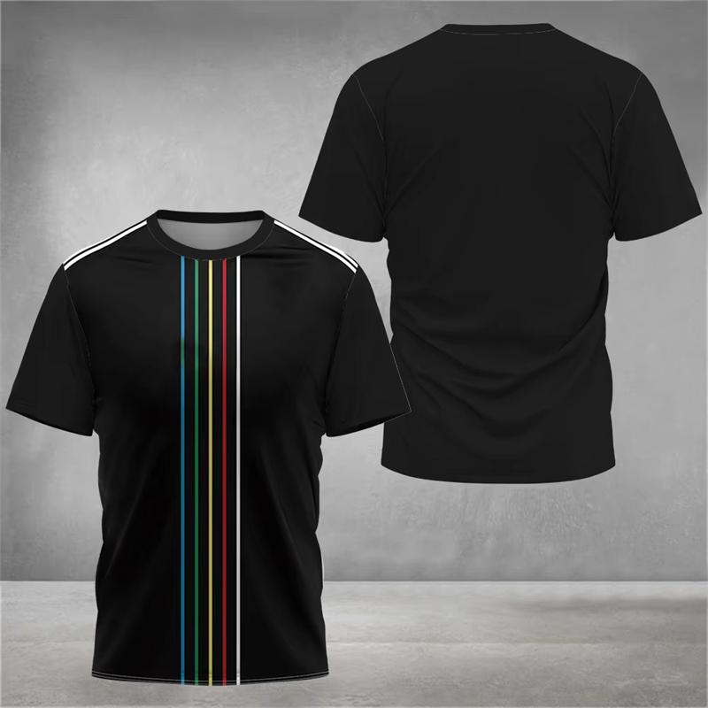 New Summer Sports T Shirts For Men Fashion Trendy Streetwear 3D Printed Fitness T-shirts Loose Quick Dry Running Gym Tees