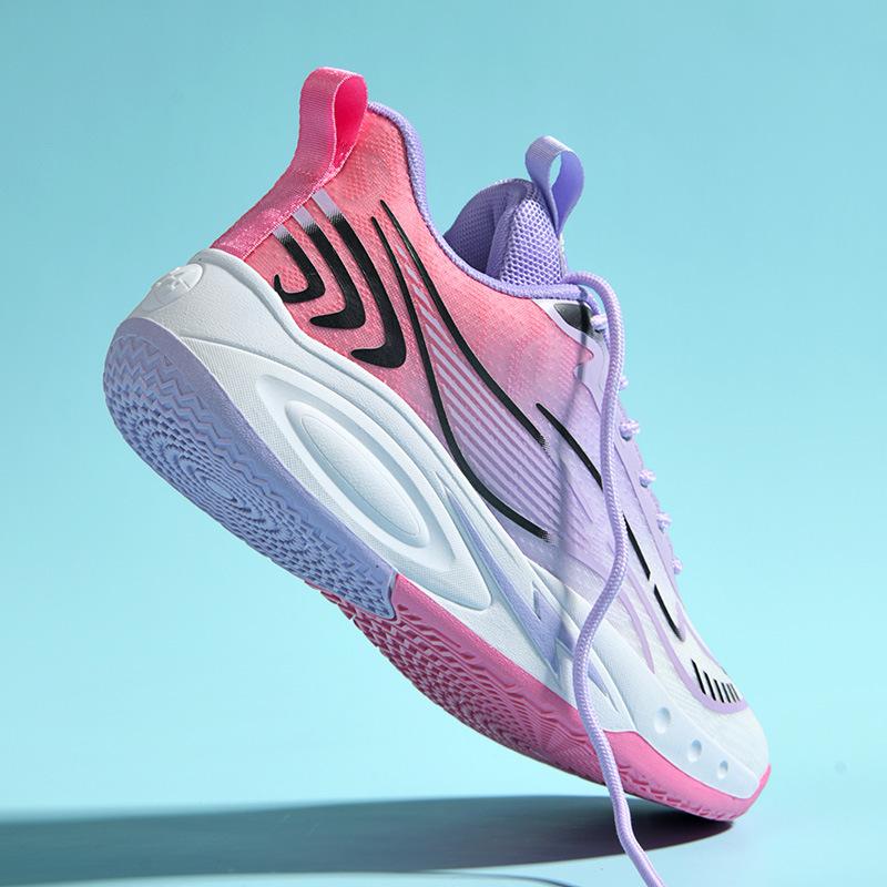 Mandarin Duck Color Basketball Shoes New Casual Shoes Outdoor Running Shoes Rubber Sole Cement Ground Actual Combat Youth Sports Shoes