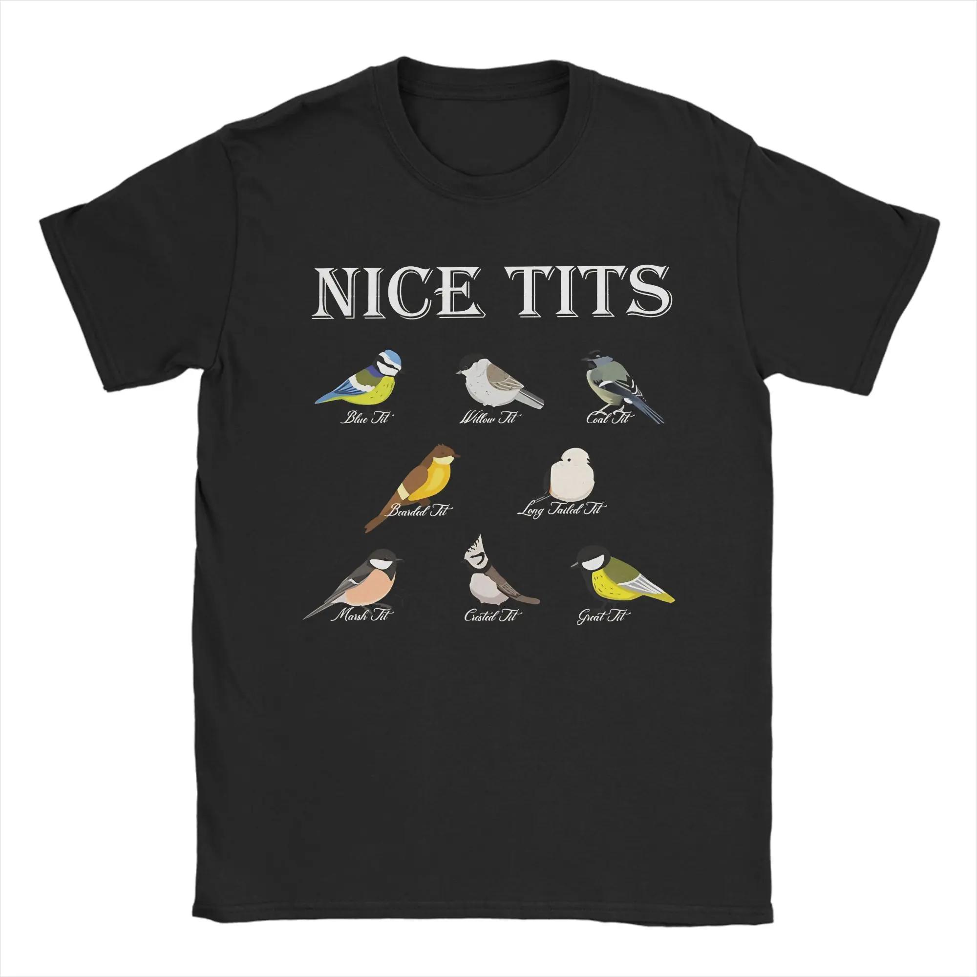 

Funny Nice Tits Humor T Shirt Men s Women s Crewneck Short Sleeve Clothing Cotton Summer Tops S