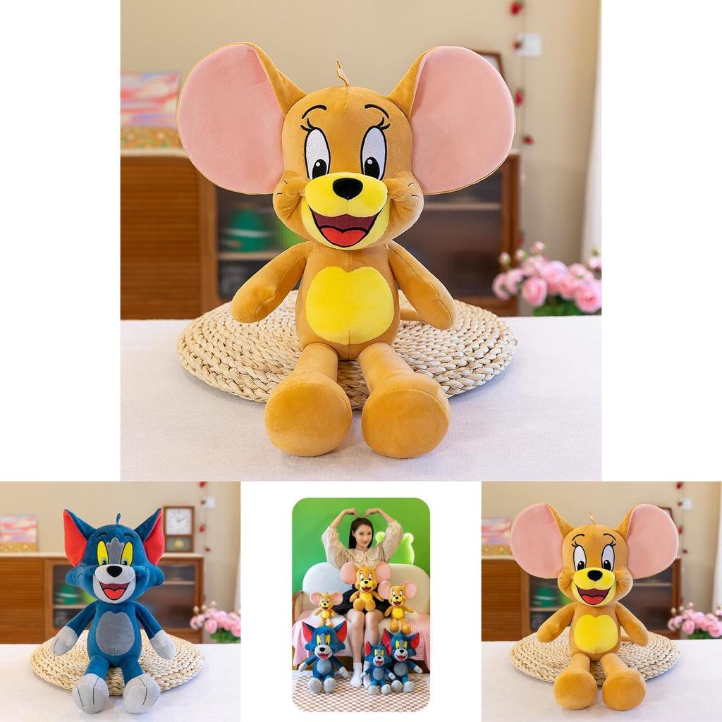 Regalo de San Valentín Dibujos Animados Tom y Jerry Peluche Muñeco Relleno Juguete para Niños Almohada