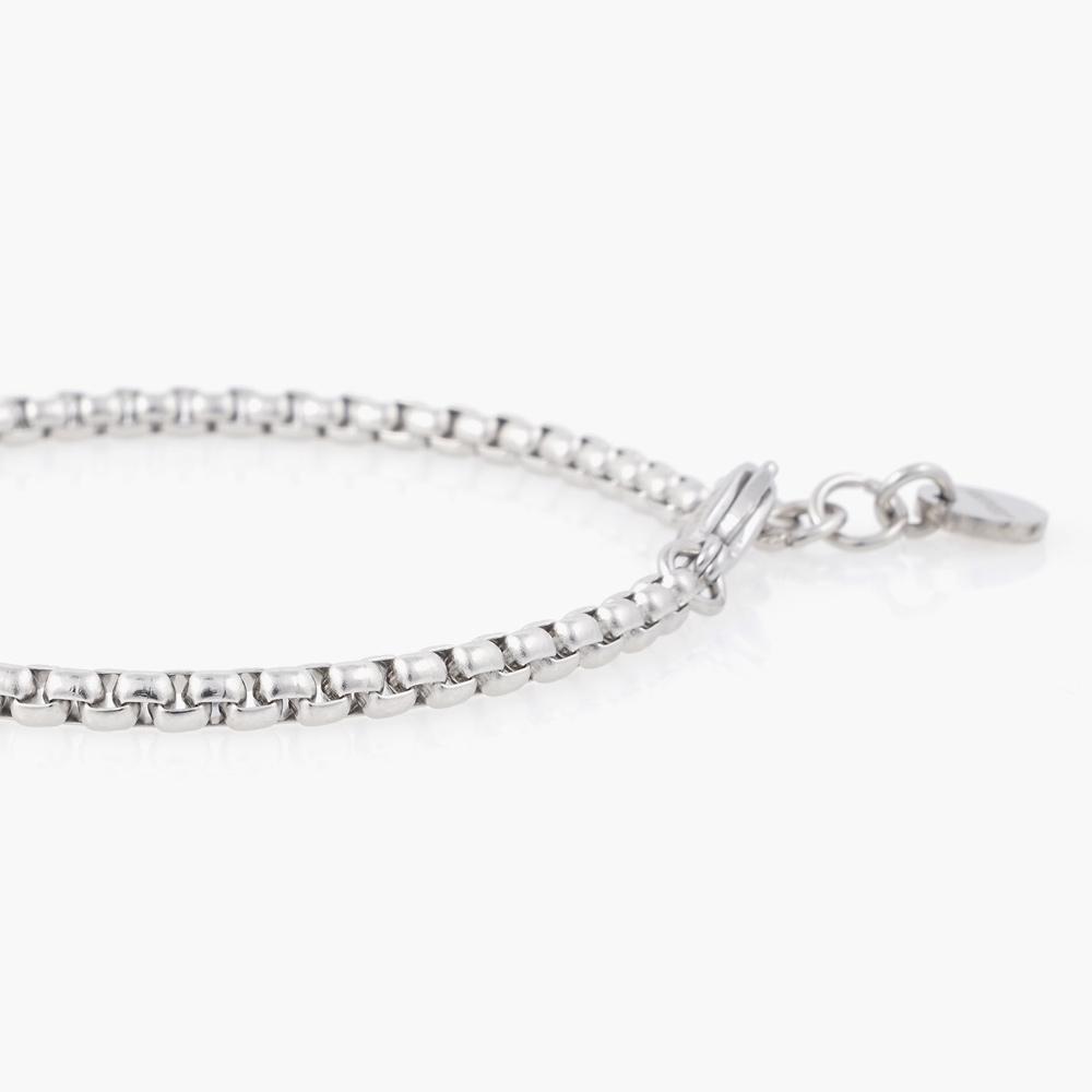 Jbans Classic Double Face Daisy 1138 Antique Ring Point 1229 Silver Stone Bracelet Set (C2501-Se406_Sv)