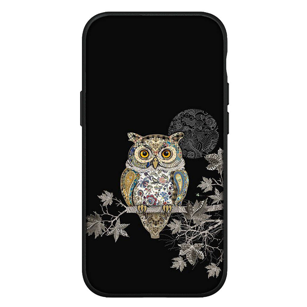 for Samsung Galaxy S25 S24 S23 S22 S20 S21 Ultra FE Plus A17 A37 A57 A56 A55 A06 A16 A15 A36 A26 A35 A05 A25 A54 A34 S10 Phone Case Owl Cover