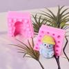 Christmas Snowman Silicone Molds for Plaster Decorations, Christmas Candle Silicones Molds for Candle Soap Holiday Gift