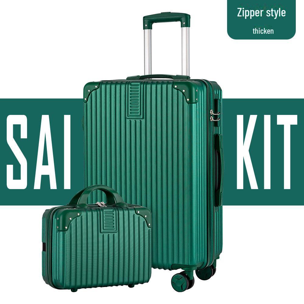 Yongsheng Men's Suitcase: 26" Aluminum Frame, Durable Anti-Fall, 20" Password Boarding Case, Universal Wheels.