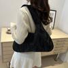 Shoulder Bag Vintage Hobo Bag Large Capacity Crescent Bag Simple Underarm Bag  Students