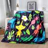 1 manta con diseño de estampado Pikmin, manta ligera para sofá, cama - Suave y cálida, regalo para todas las estaciones como Navidad, Halloween