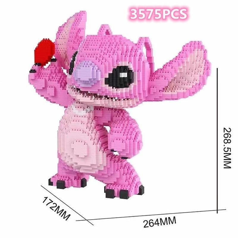 Funny Anime Figure Interstellar Bricks Small Particles Construction Bricks Assembled Puzzle Pen Holder Block Toy Kids Christmas