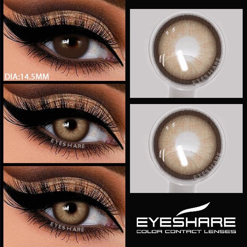 1 Pair Colored Pupils for Gray Color Eyes Green Color Contact Lenses Cosmetics Natural Blue Lenses for Makeup Yearly