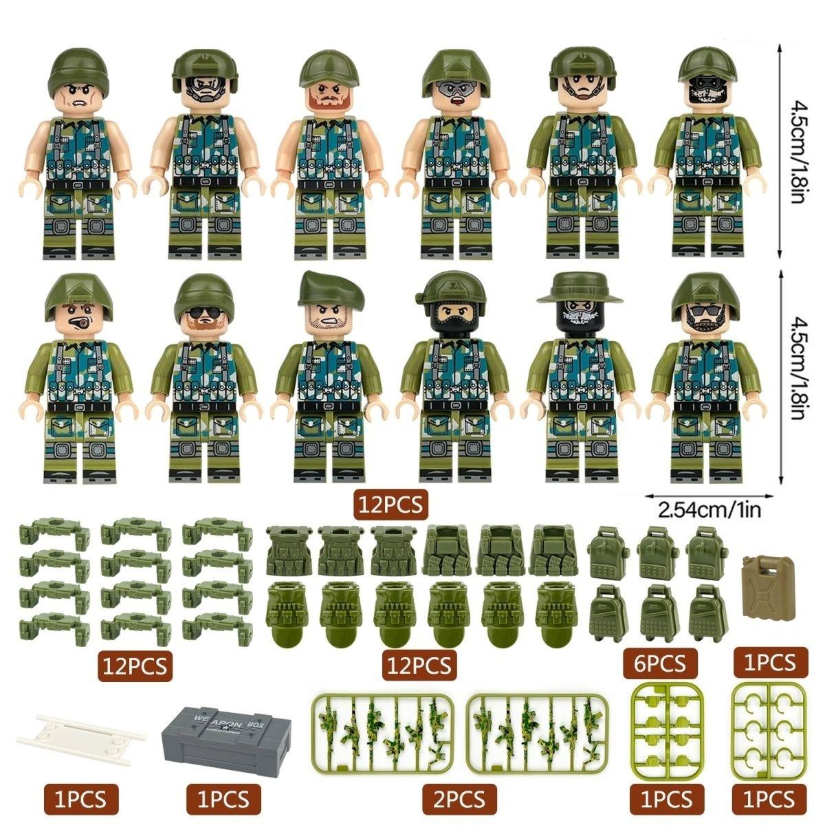 

Tropical Jungle Special Forces Military Building Block Toys