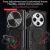 Magsafe Magnetic Camera Protection Case For Redmi 14C Armor Hybrid Metal Ring Back Cover For Redmi A3