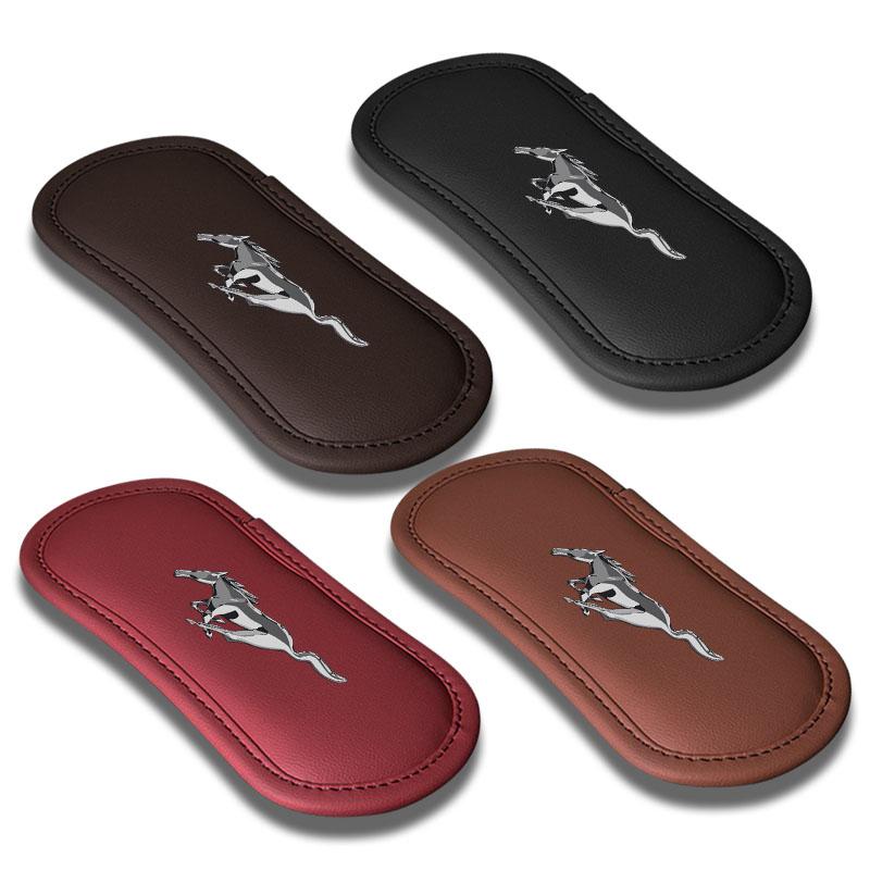 Leather Car Pillow Car Knee Pad Elastic Memory Foam Leg Pad For Ford Focus mk2 mk3 Fiesta mk7 Ranger Mondeo mk4 S-MAX Kuga Mustang