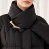 Stylish Women's Scarf Collar 90% Down Winter Jacket
