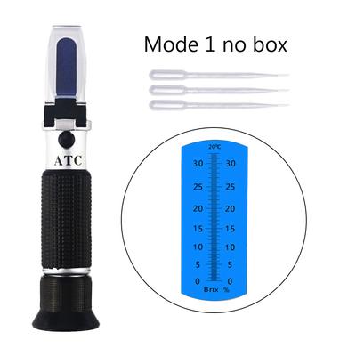 Tragbares Zucker-Brix-Refraktometer, tragbares optisches Milch-Refratomometer, 0-32 % Brix-Saft-Tester, eingebautes ATC, keine Einzelhandelsverpackung